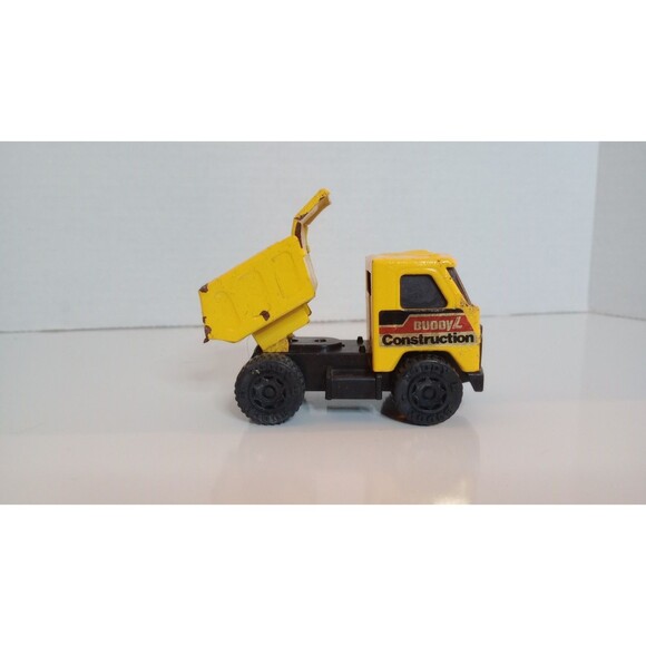 VTG 80's Buddy L Construction Yellow Dump Truck Diecast Vehicle - Picture 6 of 8